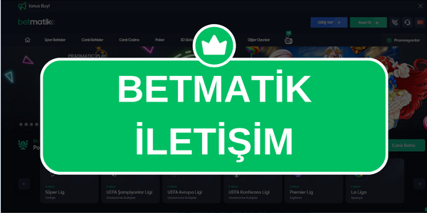 Betmatik İletişim