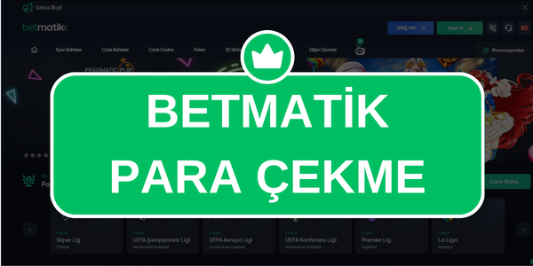 Betmatik Para Çekme