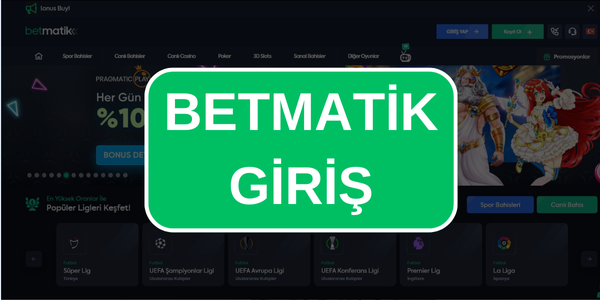 Betmatik Giriş